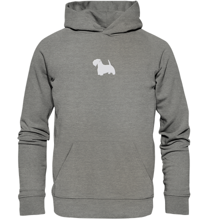 Sealyham Terrier-Silhouette - Organic Hoodie (Stick)