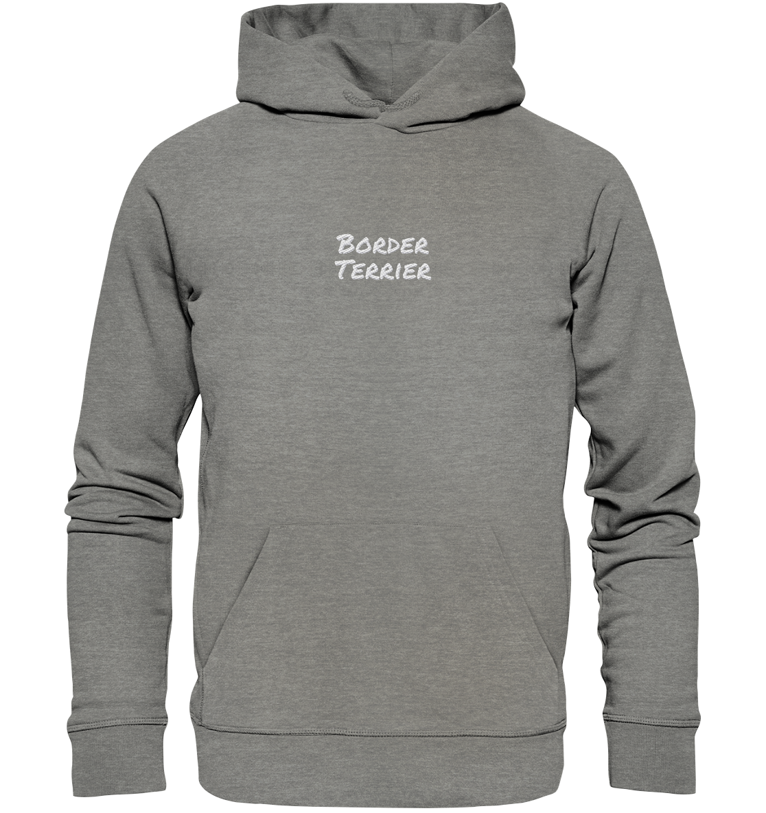 Border Terrier - Organic Hoodie (Stick)