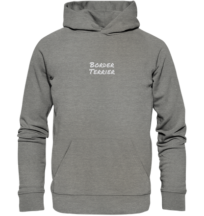 Border Terrier - Organic Hoodie (Stick)