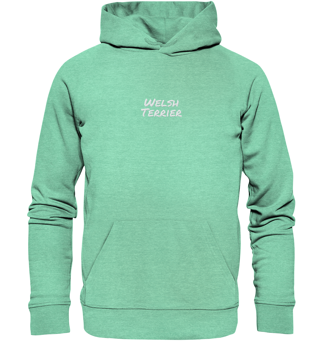 Welsh Terrier - Organic Hoodie (Stick)