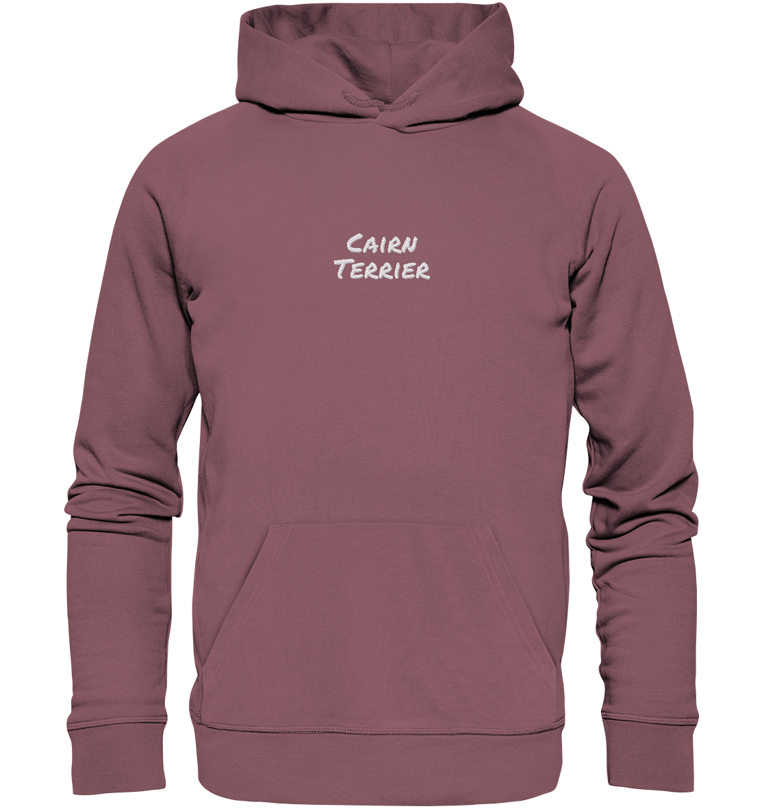 Cairn Terrier - Organic Hoodie (Stick)