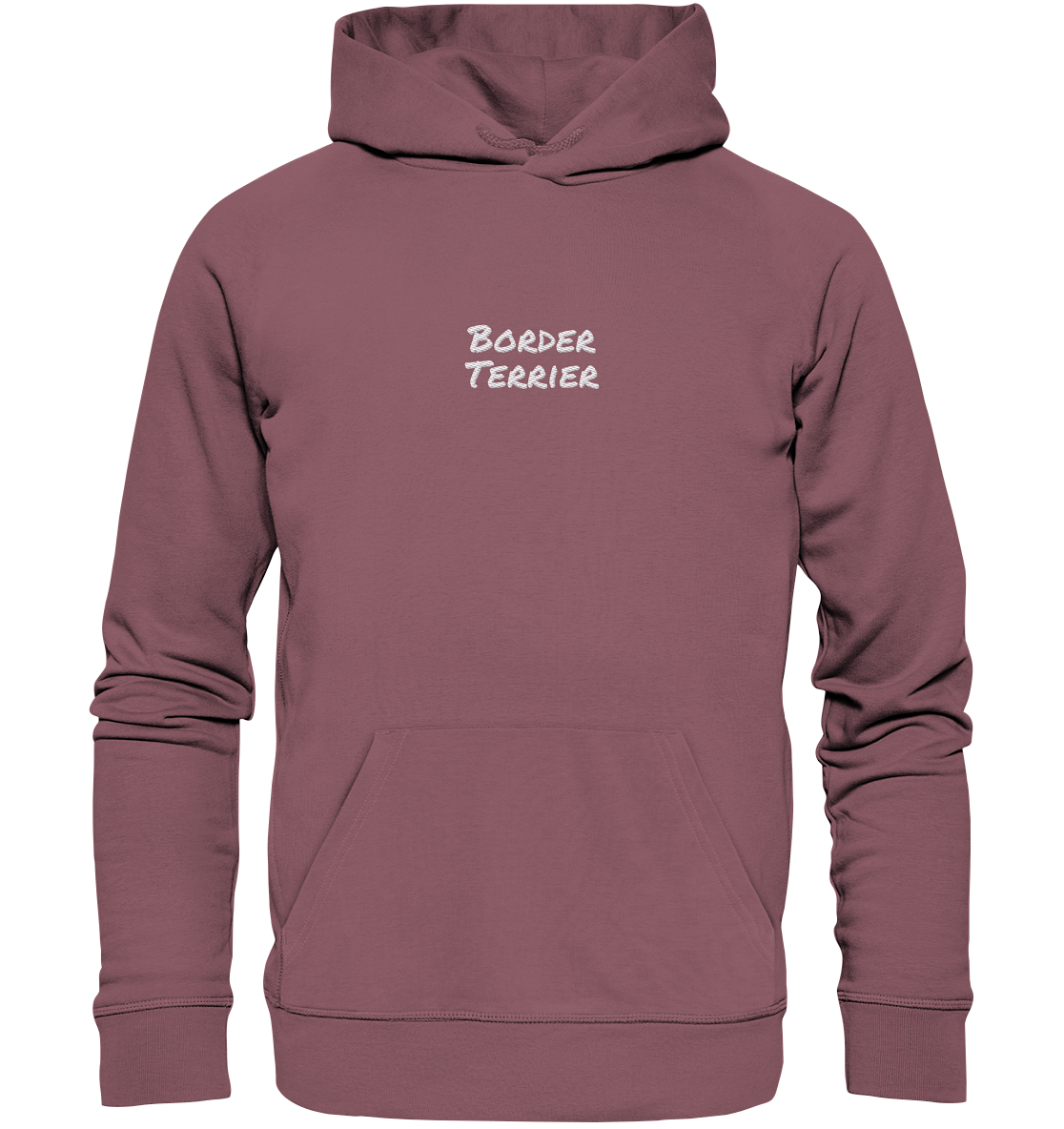 Border Terrier - Organic Hoodie (Stick)