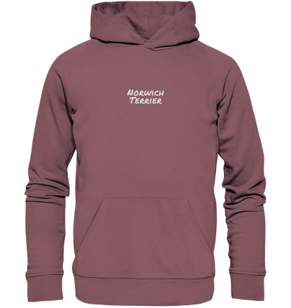 Norwich Terrier - Organic Hoodie (Stick)