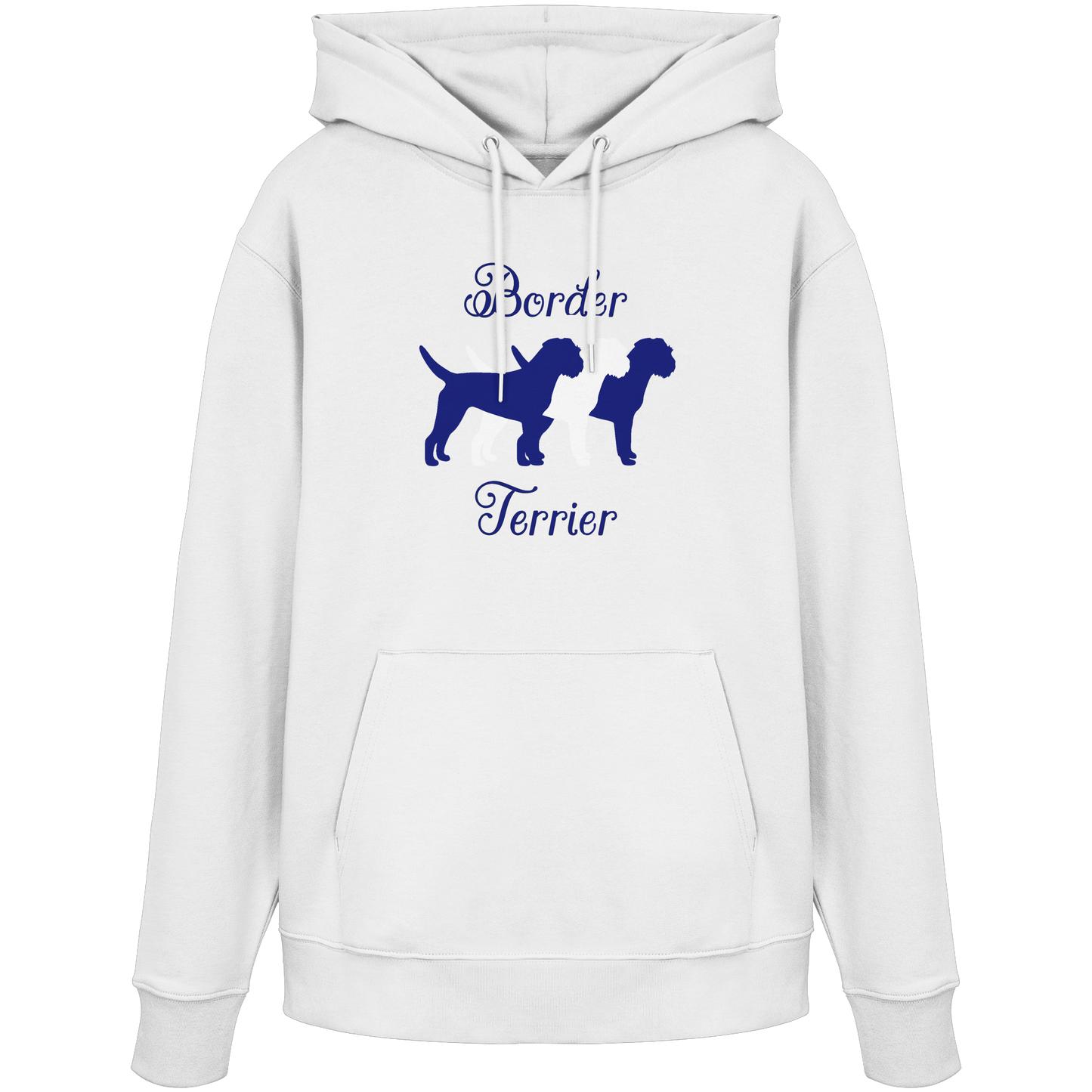 Border Terrier-Trio - Organic Hoodie