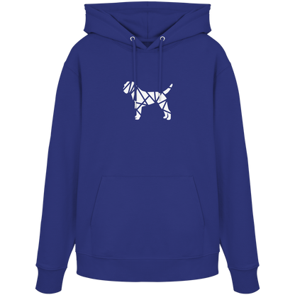 Border Terrier geometrisch - Organic Hoodie