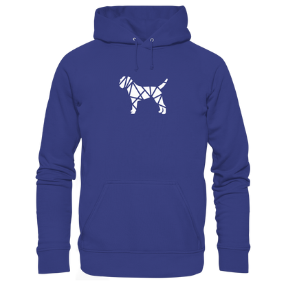 Border Terrier geometrisch - Organic Hoodie