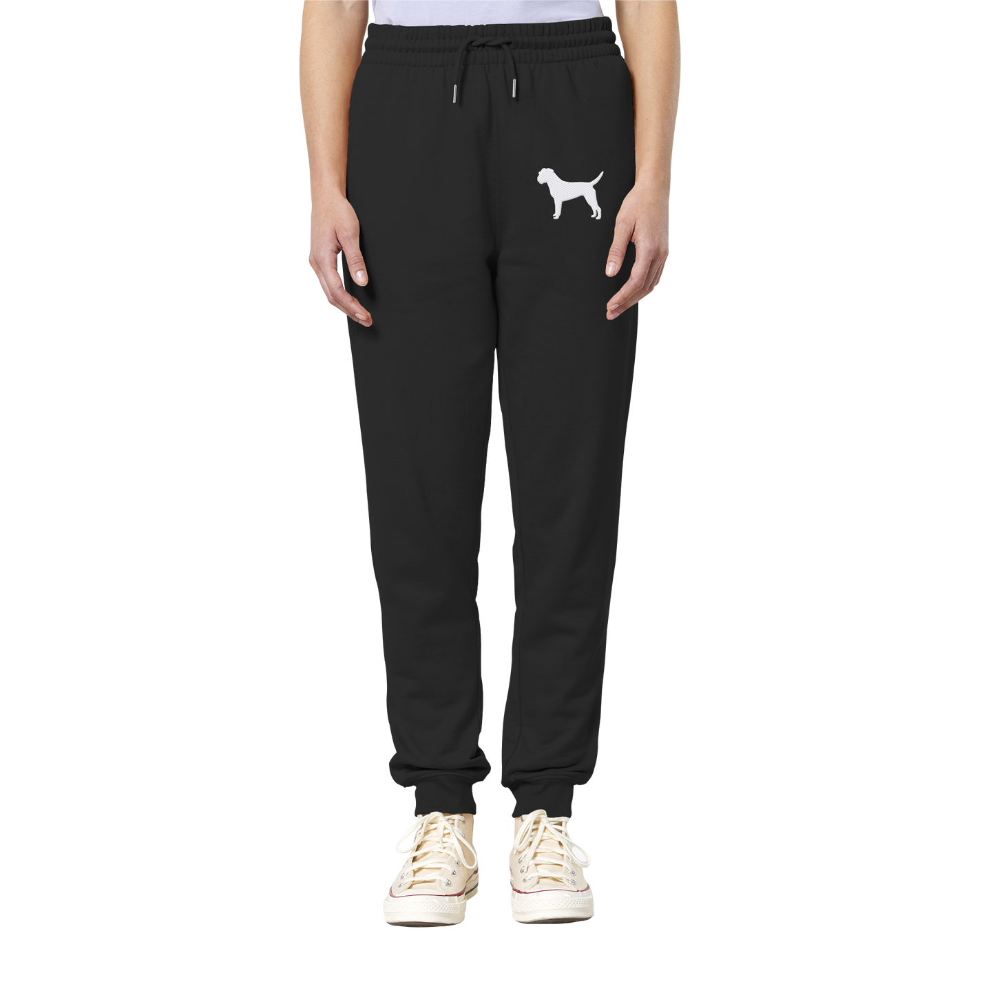 Border Terrier-Silhouette - Organic Jogger Pants
