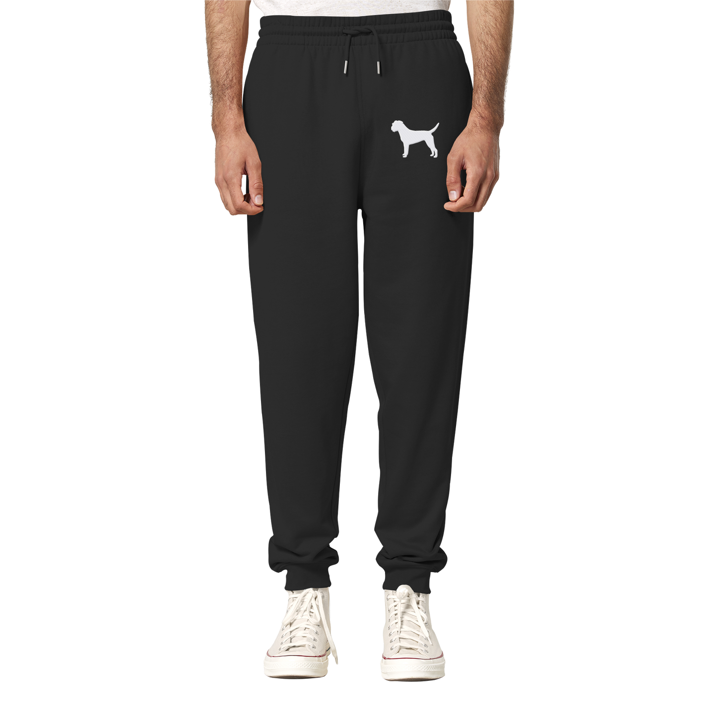 Border Terrier-Silhouette - Organic Jogger Pants