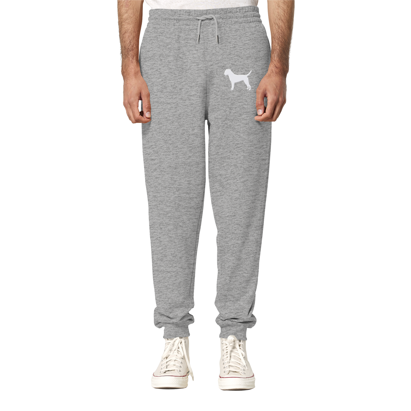Border Terrier-Silhouette - Organic Jogger Pants