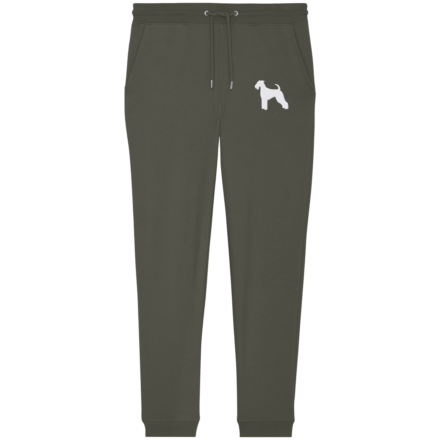 Airedale Terrier-Silhouette - Organic Jogger Pants