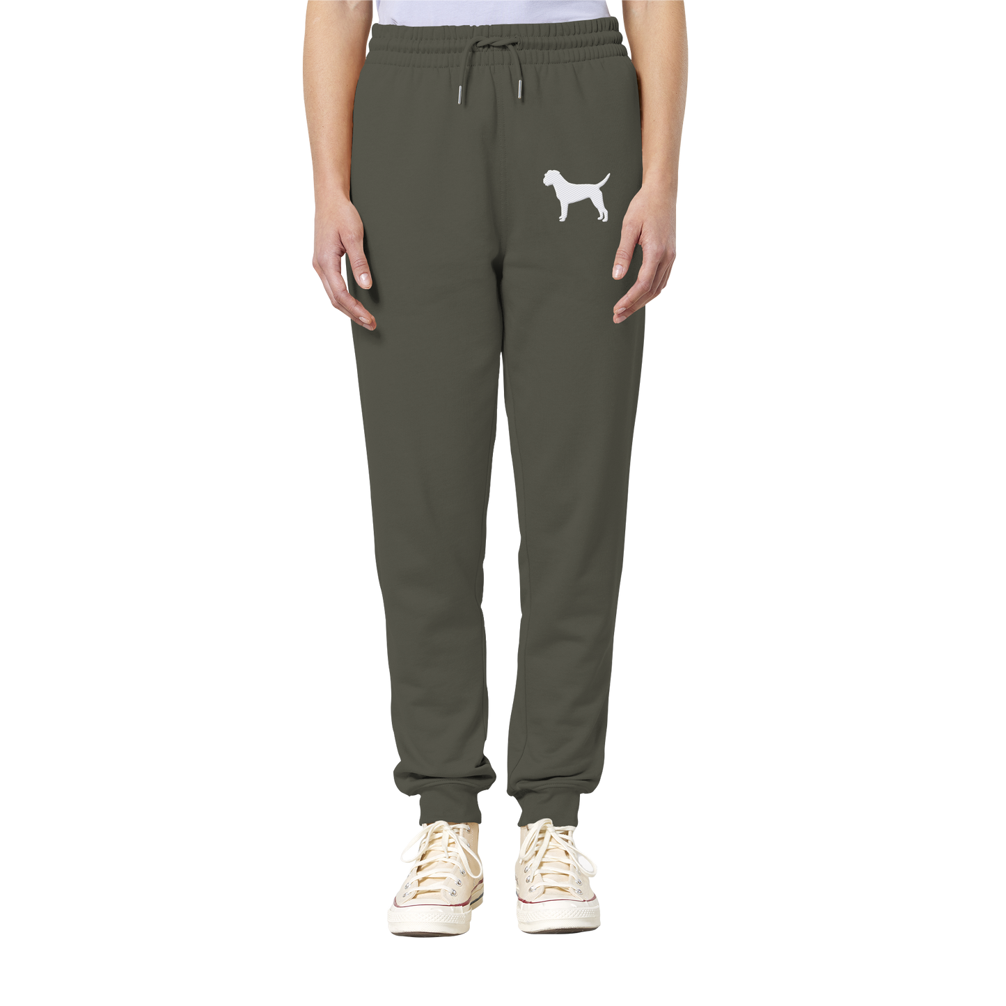 Border Terrier-Silhouette - Organic Jogger Pants
