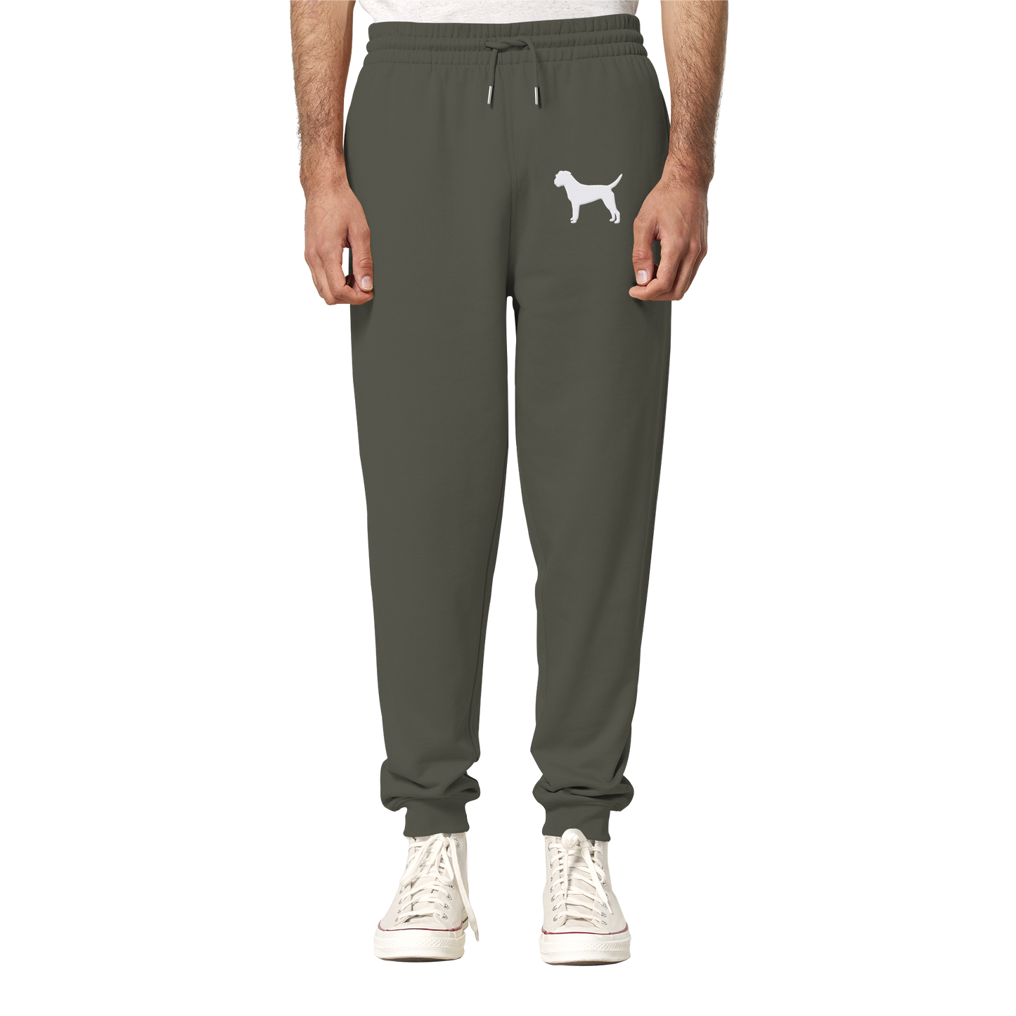 Border Terrier-Silhouette - Organic Jogger Pants