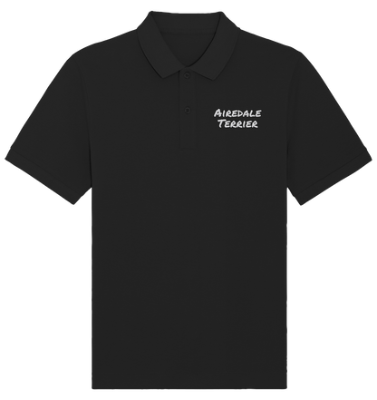 Airedale Terrier - Organic Poloshirt (Stick)