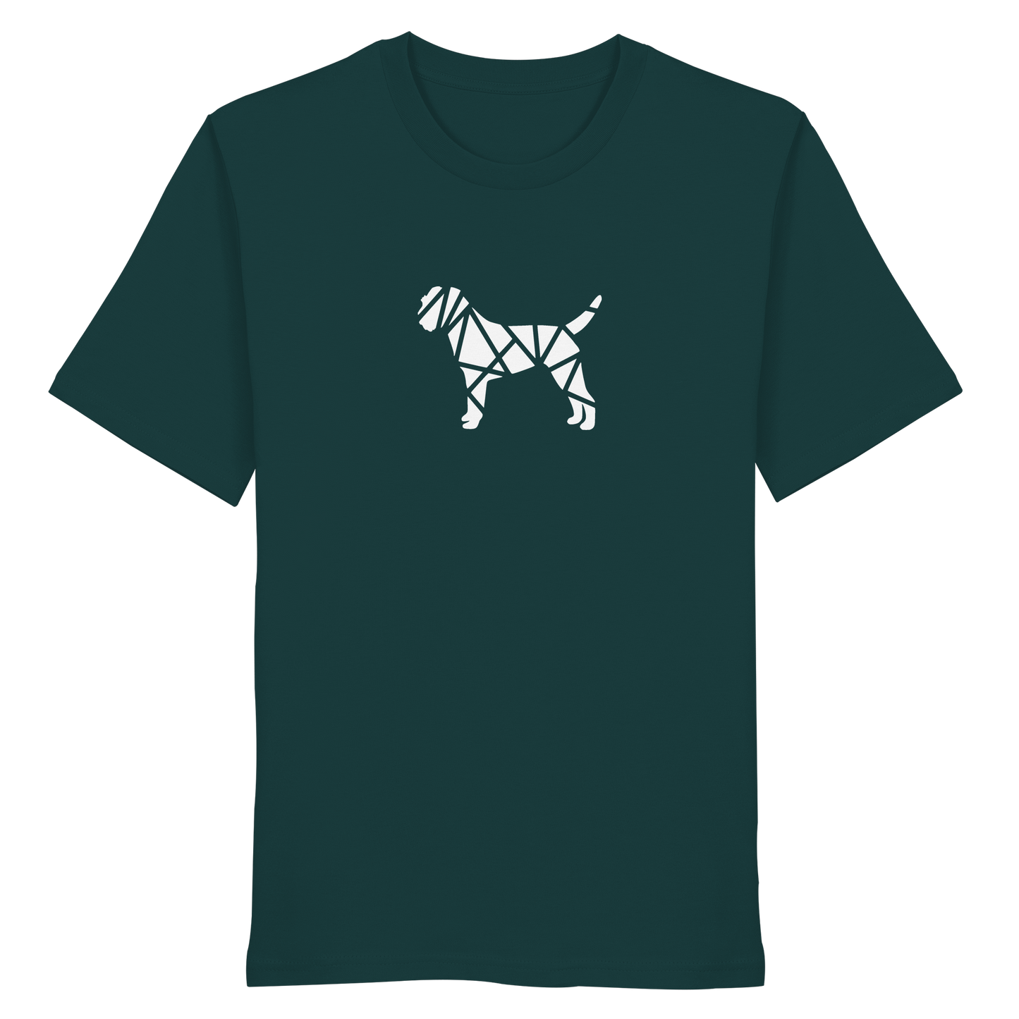 Border Terrier geometrisch - Organic Shirt