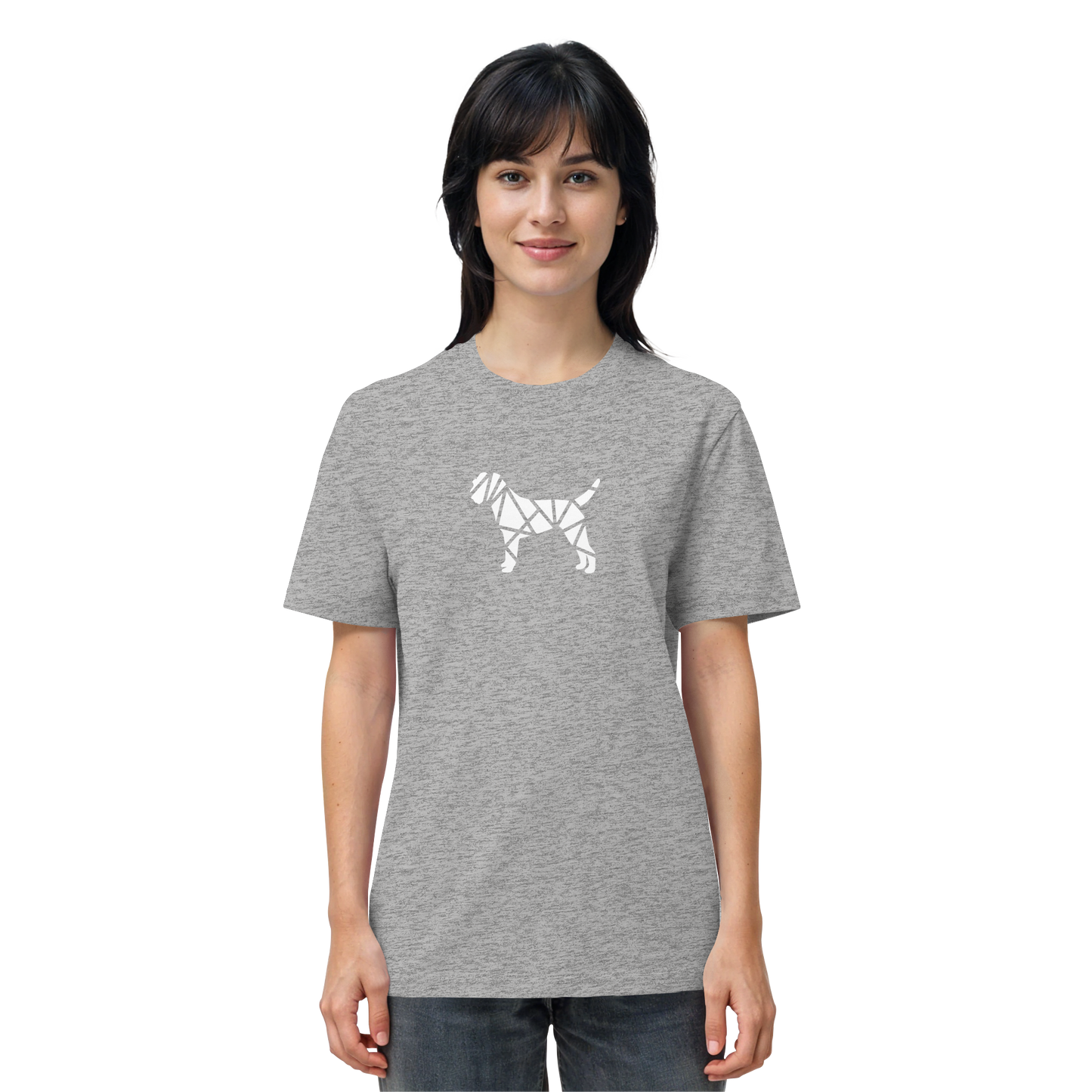 Border Terrier geometrisch - Organic Shirt