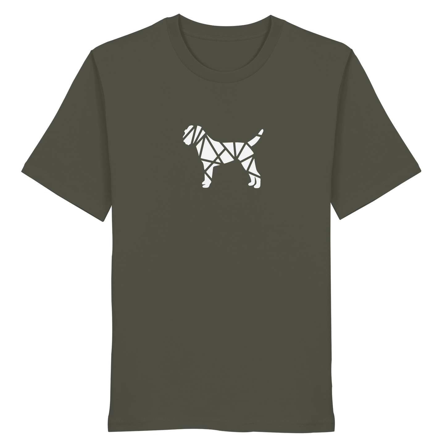 Border Terrier geometrisch - Organic Shirt