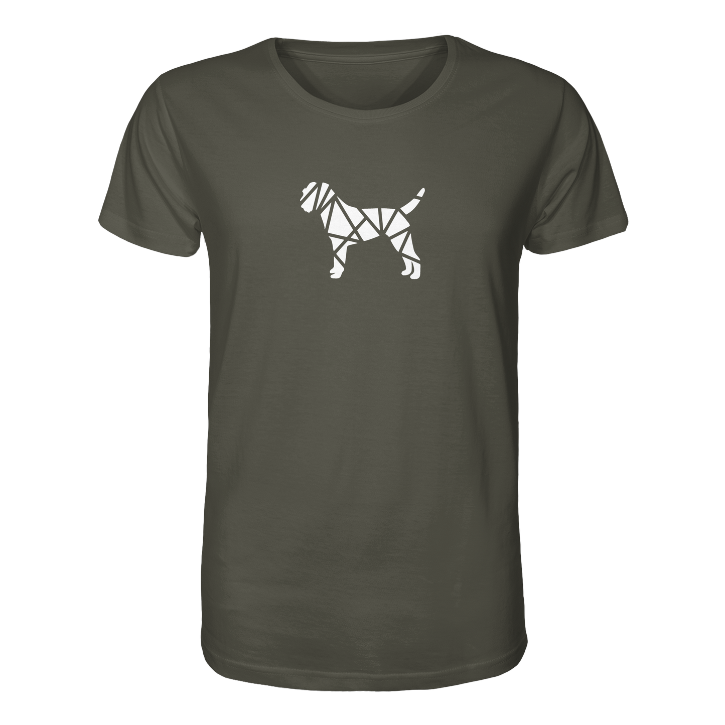 Border Terrier geometrisch - Organic Shirt