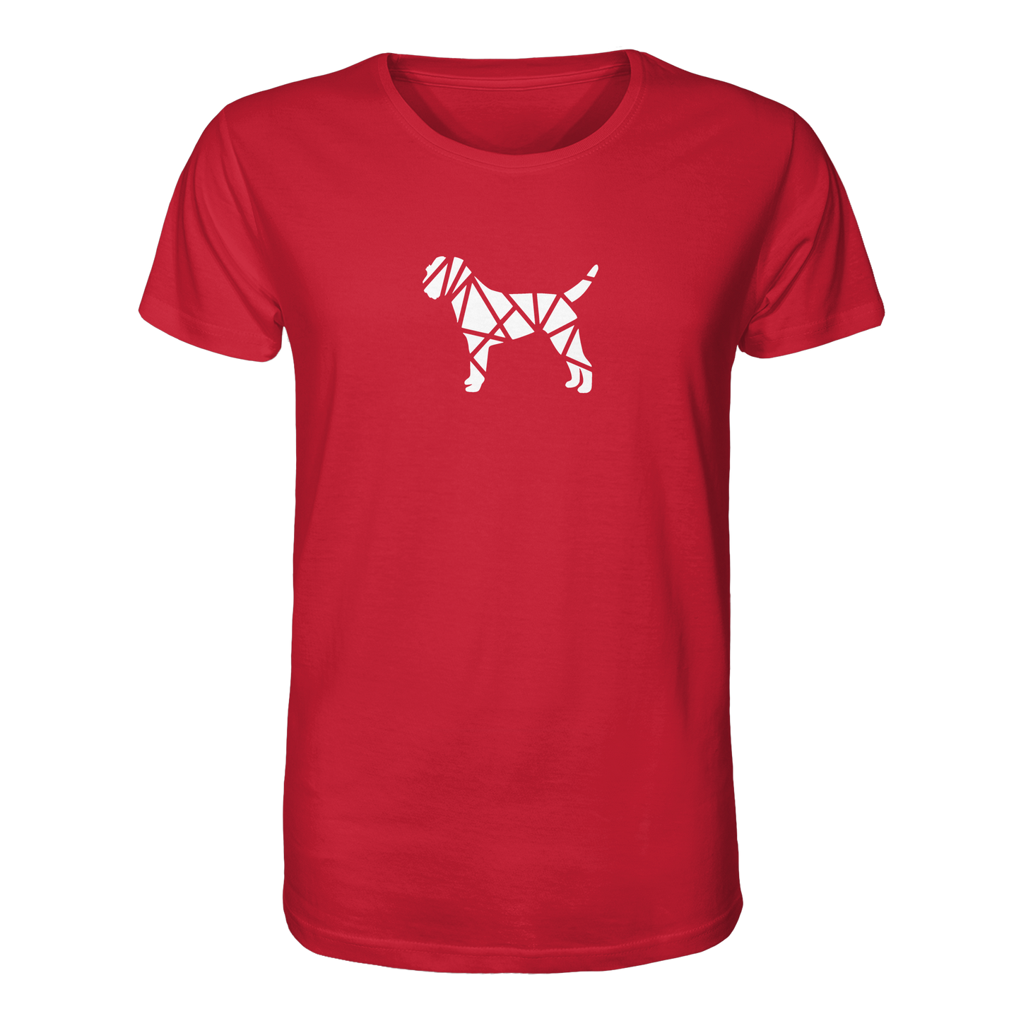 Border Terrier geometrisch - Organic Shirt