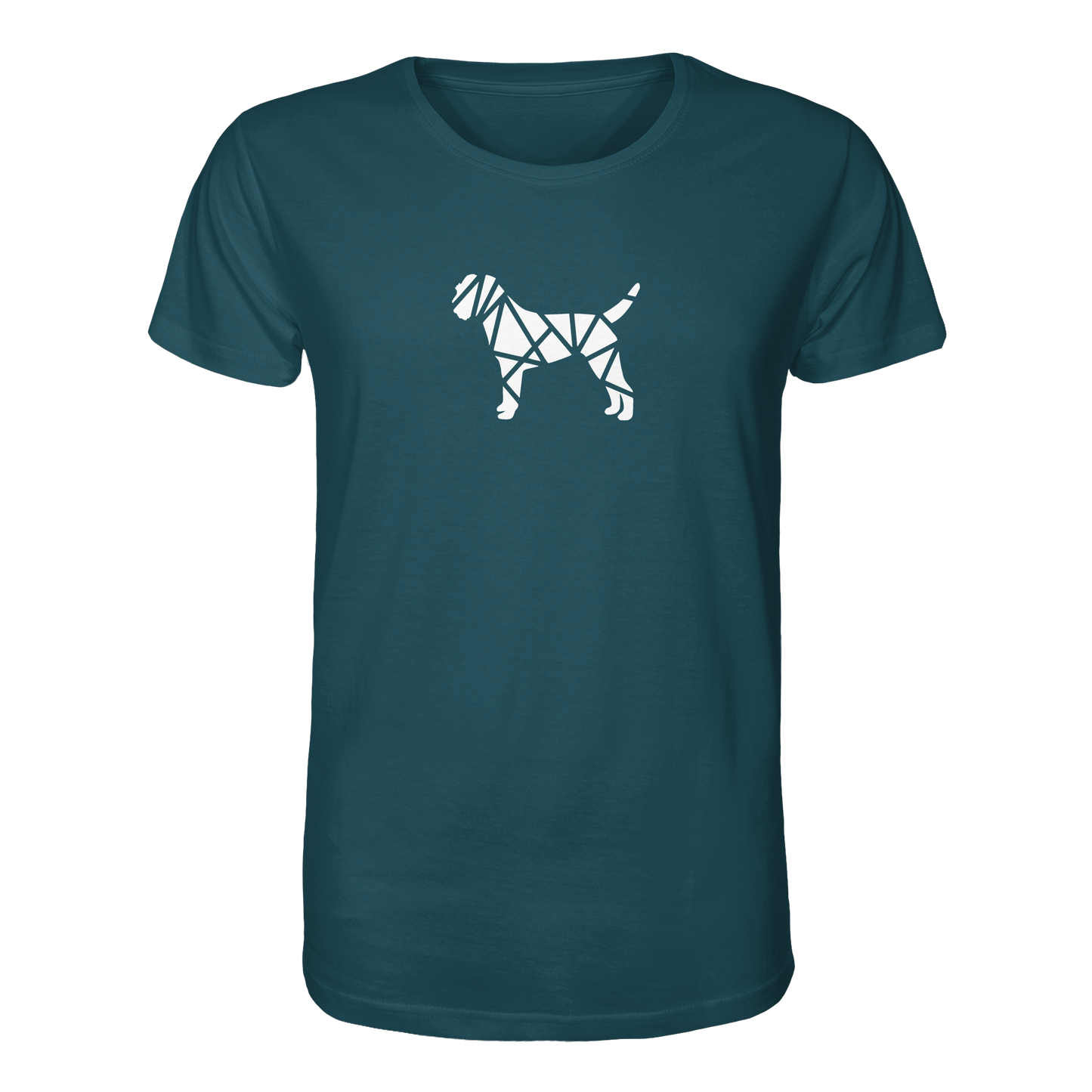 Border Terrier geometrisch - Organic Shirt