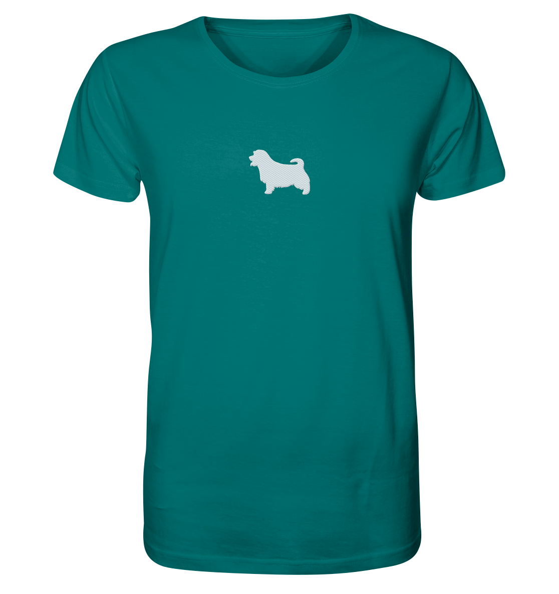 Norfolk Terrier-Silhouette - Organic Shirt (Stick)