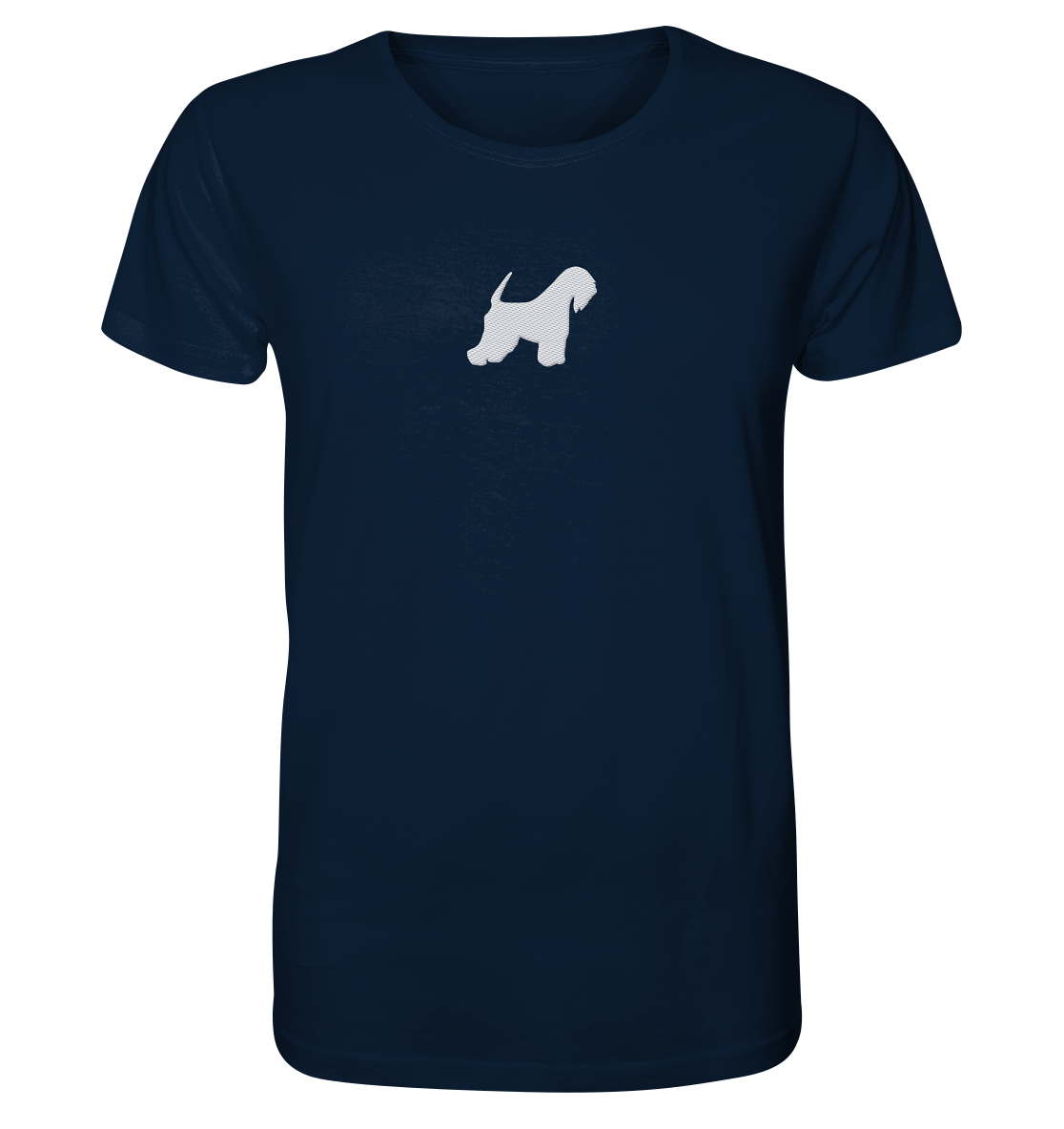 Irish Soft Coated Wheaten Terrier-Silhouette - Organic Shirt (Stick)