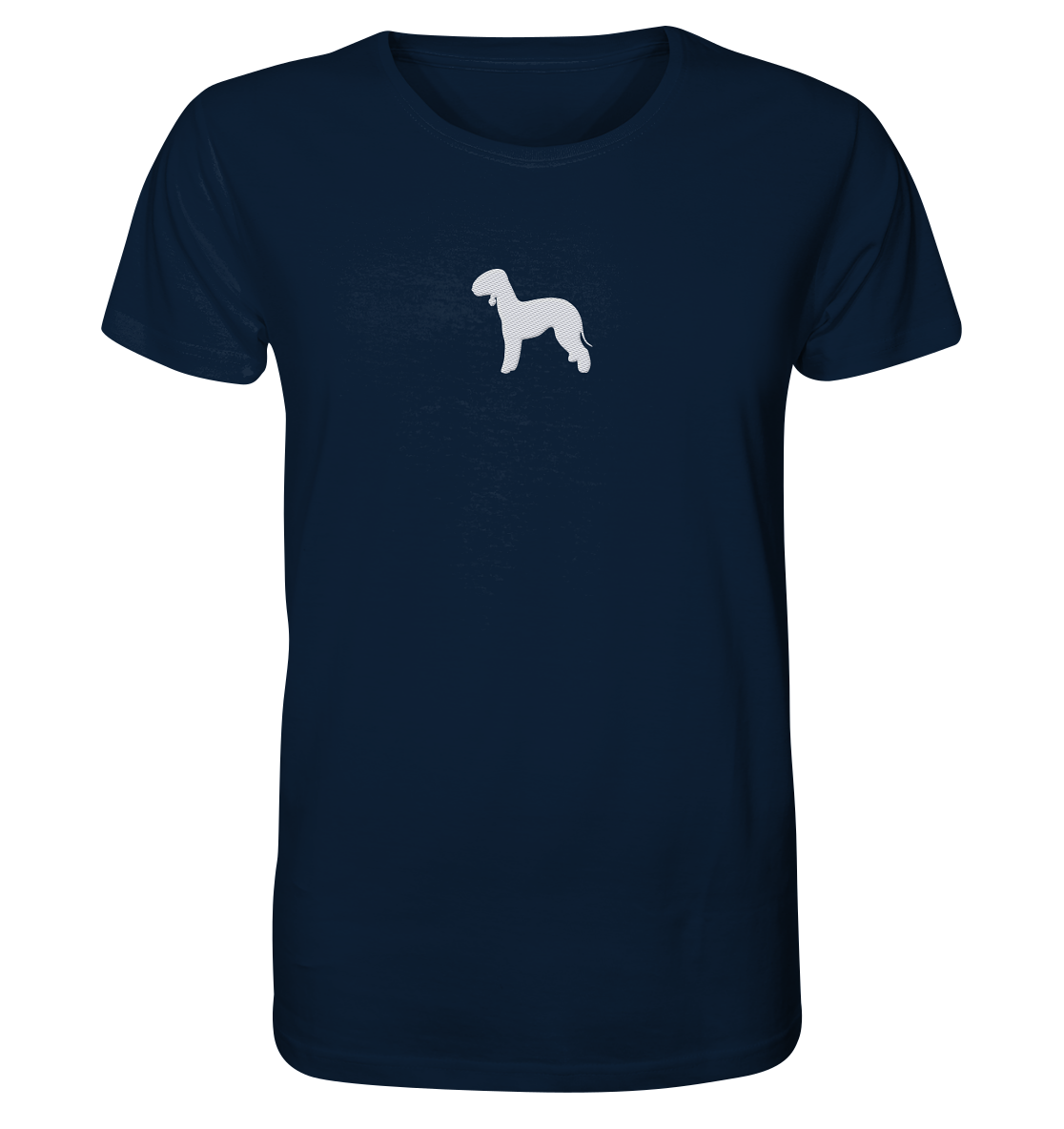 Bedlington Terrier-Silhouette - Organic Shirt (Stick)