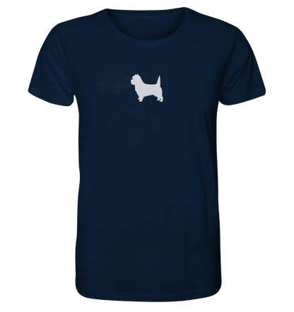 Cairn Terrier-Silhouette - Organic Shirt (Stick)