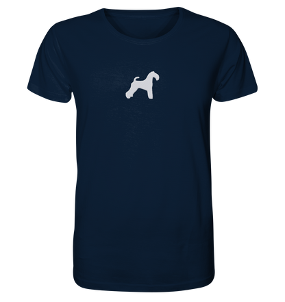 Kerry Blue Terrier-Silhouette - Organic Shirt (Stick)