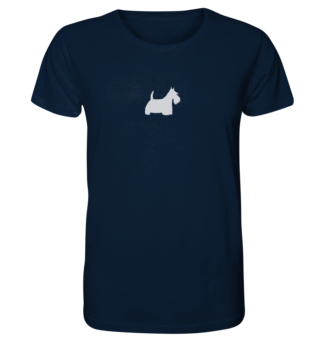 Scottish Terrier-Silhouette - Organic Shirt (Stick)