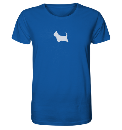 Australian Silky Terrier-Silhouette - Organic Shirt (Stick)