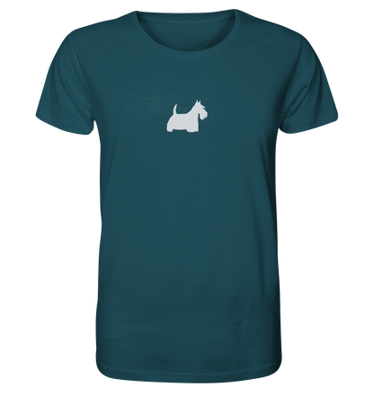 Scottish Terrier-Silhouette - Organic Shirt (Stick)