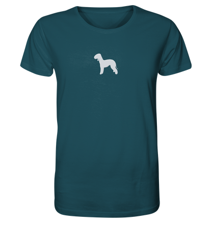 Bedlington Terrier-Silhouette - Organic Shirt (Stick)