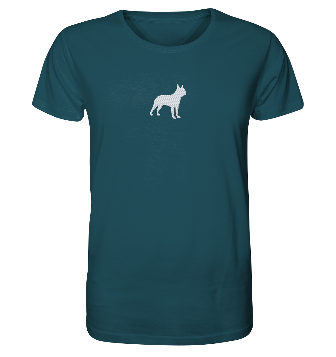 Boston Terrier-Silhouette - Organic Shirt (Stick)