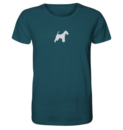 Drahthaar Foxterrier Terrier-Silhouette - Organic Shirt (Stick)