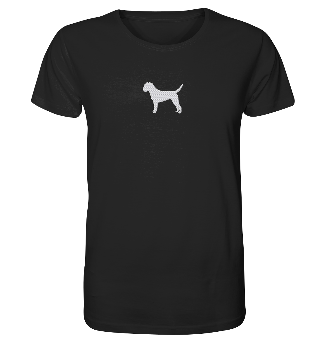 Border Terrier-Silhouette - Organic Shirt (Stick)