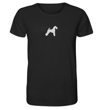 Kerry Blue Terrier-Silhouette - Organic Shirt (Stick)