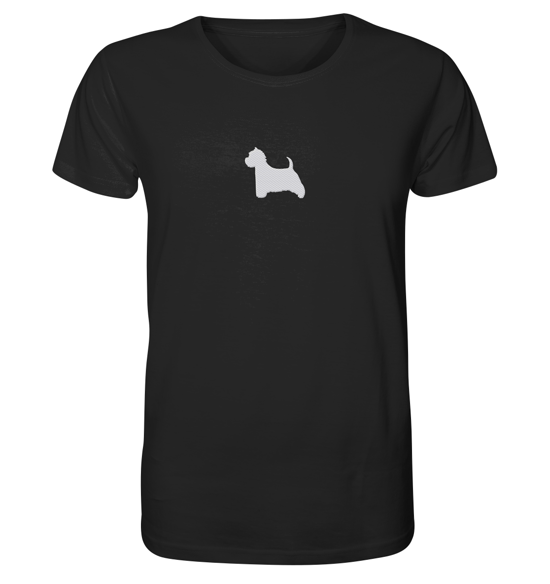 West Highland White Terrier-Silhouette - Organic Shirt (Stick)