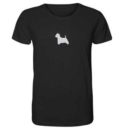 West Highland White Terrier-Silhouette - Organic Shirt (Stick)