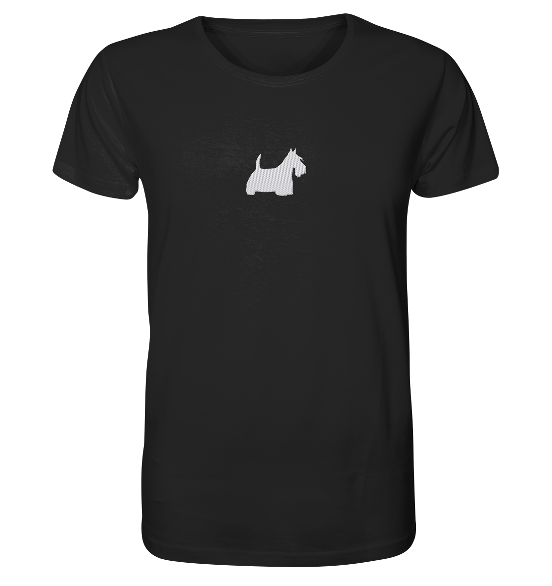 Scottish Terrier-Silhouette - Organic Shirt (Stick)