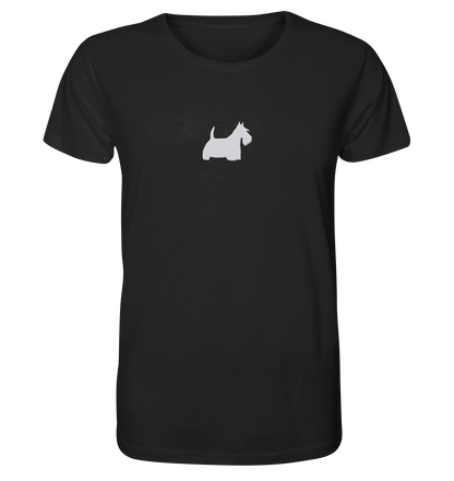 Scottish Terrier-Silhouette - Organic Shirt (Stick)