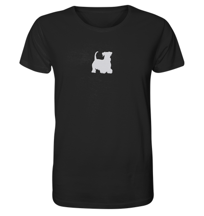 Cesky Terrier-Silhouette - Organic Shirt (Stick)