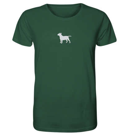 Bull Terrier-Silhouette - Organic Shirt (Stick)