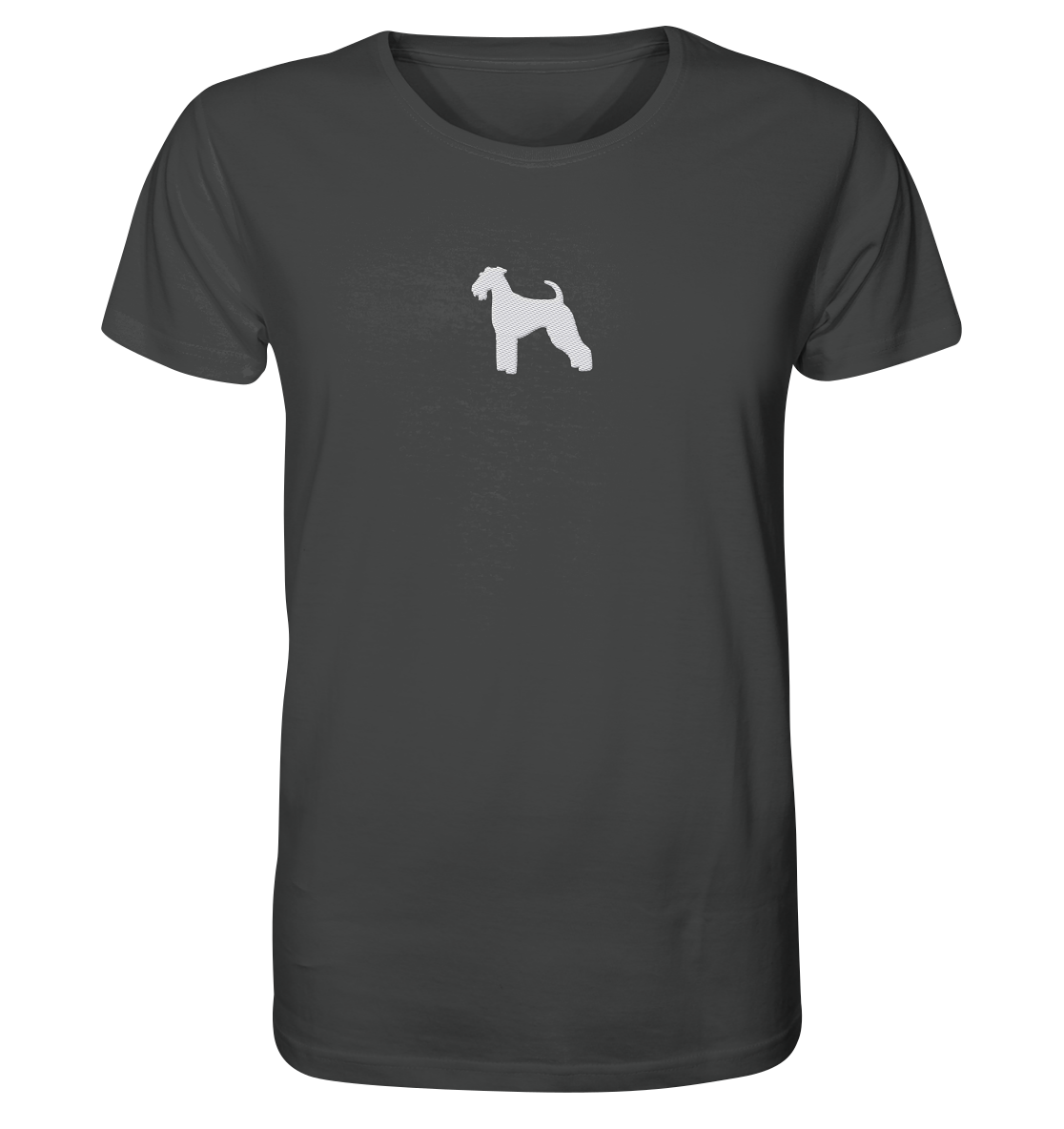 Airedale Terrier-Silhouette - Organic Shirt (Stick)