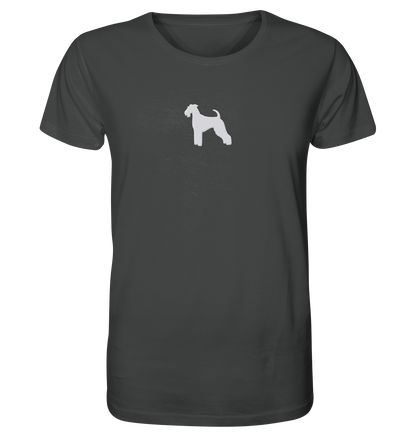 Airedale Terrier-Silhouette - Organic Shirt (Stick)