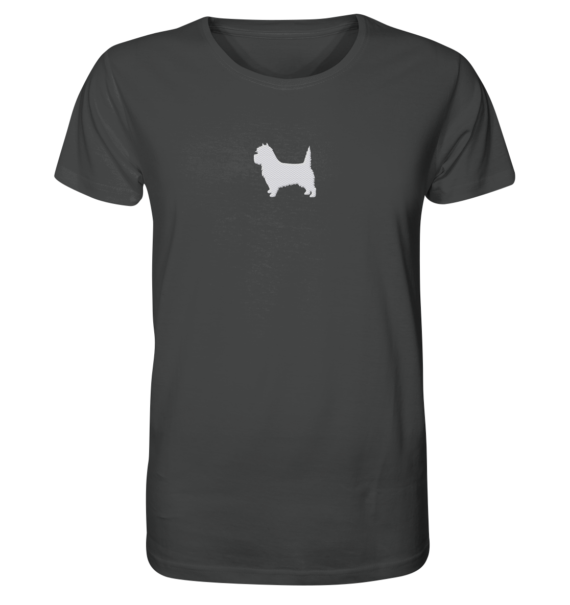 Cairn Terrier-Silhouette - Organic Shirt (Stick)