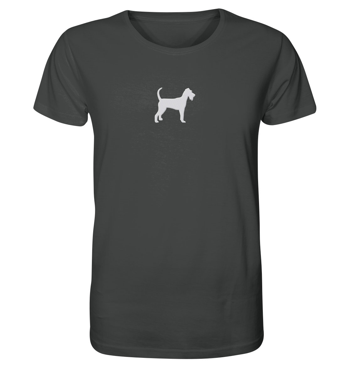 Irish Terrier-Silhouette - Organic Shirt (Stick)