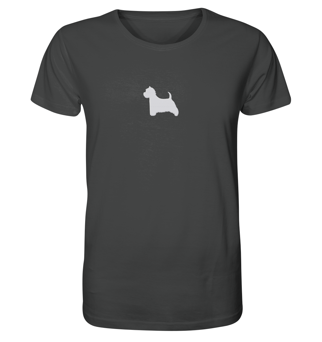 West Highland White Terrier-Silhouette - Organic Shirt (Stick)