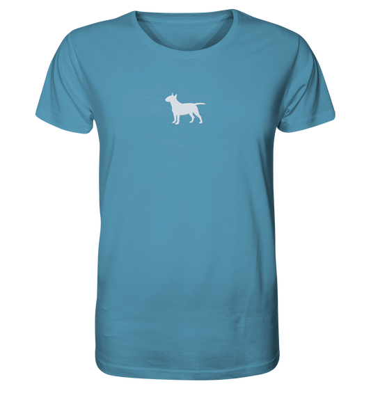 Bull Terrier-Silhouette - Organic Shirt (Stick)