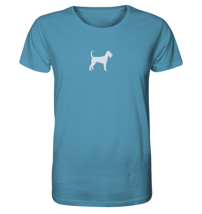 Irish Terrier-Silhouette - Organic Shirt (Stick)