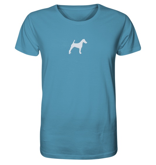 Glatthaar Foxterrier Terrier-Silhouette - Organic Shirt (Stick)